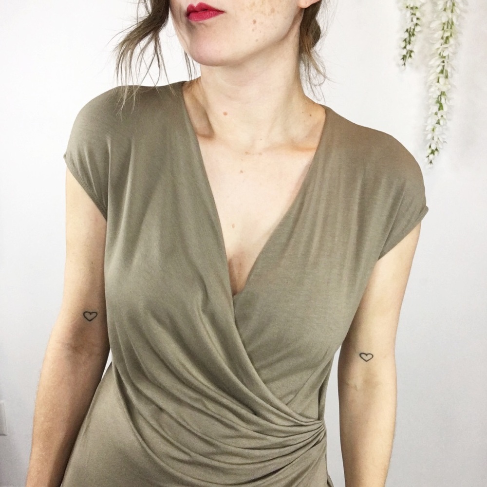 NWT TOMMY BAHAMA fit & flare dress faux wrap 0724 - Picture 7 of 8